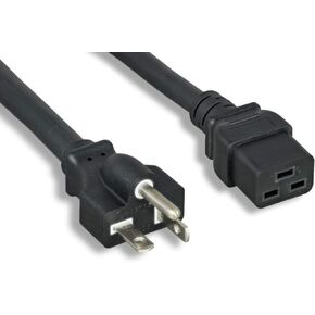 Cablelera North American Power Cord NEMA 5-20P to IEC320 C19, 3ft, 12AWG, 20A (ZADA51ABF-03) in Kuwait