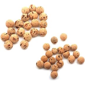 40-pcs 8mm/10mm 20pcs/Pack Buoyant Cork Balls, Carp Fishing Boilies, Floating Ball Baits, Carp Fishing Accessories in Kuwait