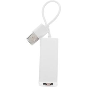 USB Ethernet Adapter 10/100mbps Abs Rj-45 No Driver White in Kuwait