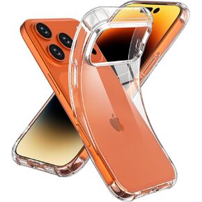 ONES for iPhone Air /17 Air Case Clear, Slim Soft TPU Silicone Cover, Military Drop Protective Thin Phone Bumper Case with Shockproof Airbags, Dropseys Slippery Sturdy, Durability, Transparent in Saudi Arabia