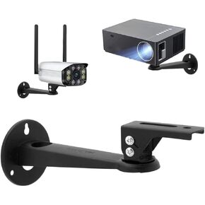 Drsn Mini Projector Wall Mount Bracket, Universal 360° Rotation, 7.8in Adjustable Arm, for CCTV Security Camera, Webcam, Small Projector (Black, 11 lbs) in Saudi Arabia
