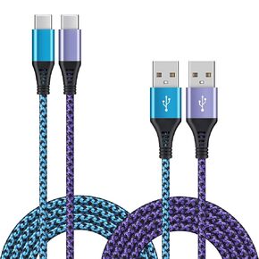 Type C Charger Fast Charging Android USB C Phone Charger Cord 2Pack 6ft in Kuwait