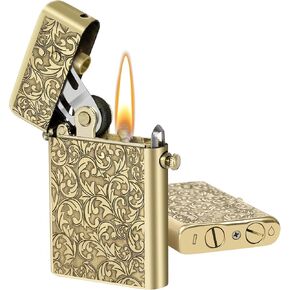 SOMGEM Vintage Copper Trench Pipe Lighter, Refillable, Constantine in Saudi Arabia