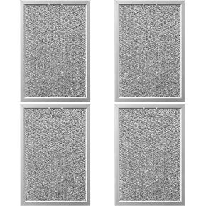 4PCS Grease Filter Fits for GE JVM7195SK6SS, PNM9216SK5SS, JVM7195EK5ES, JNM7196DK5BB, JVM7195DK5WW, JNM7196SK6SS, Microwave Filter Replacement for Efficient Filtration and Improved Ventilation in Saudi Arabia