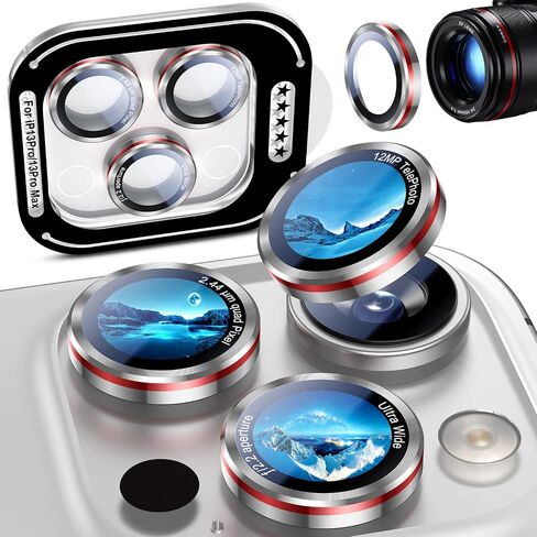 Uyiton for iPhone 17/16/15/14 (Pro Max & Pro) Camera Lens Protector in Kuwait