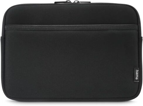 11" Neoprene Tablet Sleeve with Front Pocket - Black in Saudi Arabia