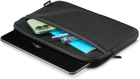 11" Neoprene Tablet Sleeve with Front Pocket - Black in Saudi Arabia
