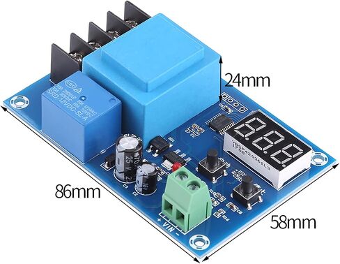 220V 20A Capacity Battery Charging Panel with Adjustable Voltage Display for Chargers - Suitable for 12V-96 Storage Batteries in Saudi Arabia