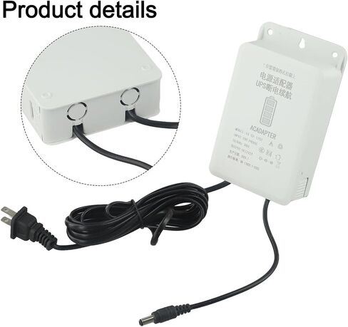 12V 2A Uninterruptible Power Supply (UPS) for Security Cameras, WiFi Routers, Modems – 6000mAh Backup with 110-240V Input, 5.5x2.1mm DC, ABS Housing in Kuwait