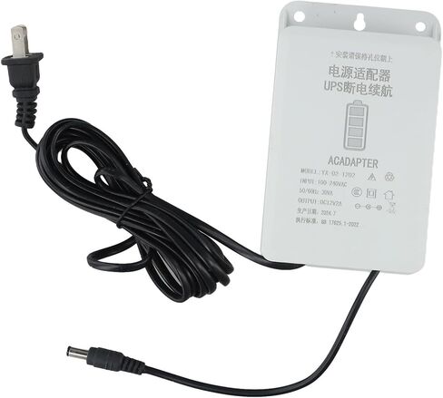 12V 2A Uninterruptible Power Supply (UPS) for Security Cameras, WiFi Routers, Modems – 6000mAh Backup with 110-240V Input, 5.5x2.1mm DC, ABS Housing in Kuwait