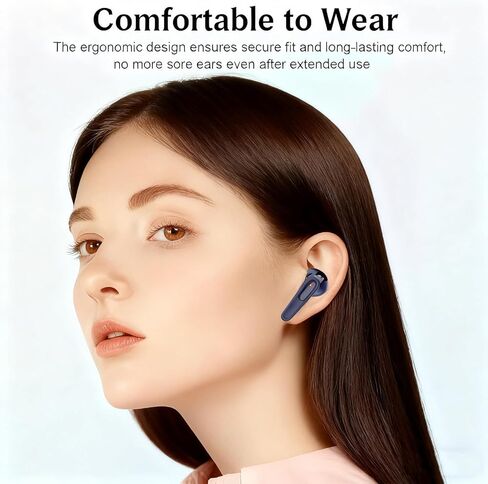 Wireless Earbuds Bluetooth 5.3 Headphones 40H Playback Noise Canceling Ear Buds with LED Power Display Charging Case IPX7 Waterproof Earphones with Mic Headset in Kuwait