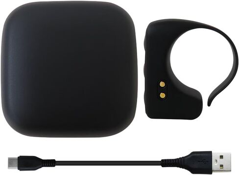 Fit for TikTok Scrolling Ring, Page Turner, Bluetooth Connected, Ergonomic Design Remote Control for iPhone iPad Android Phone (Black) in Saudi Arabia