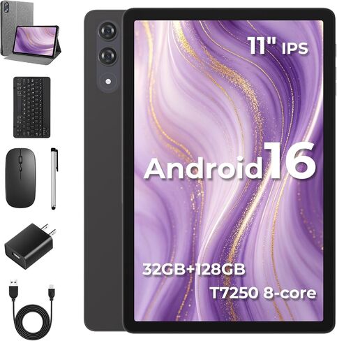 Tablet 11 Inch, Android 16 Tablet with Keyboard for Work & Study in Saudi Arabia