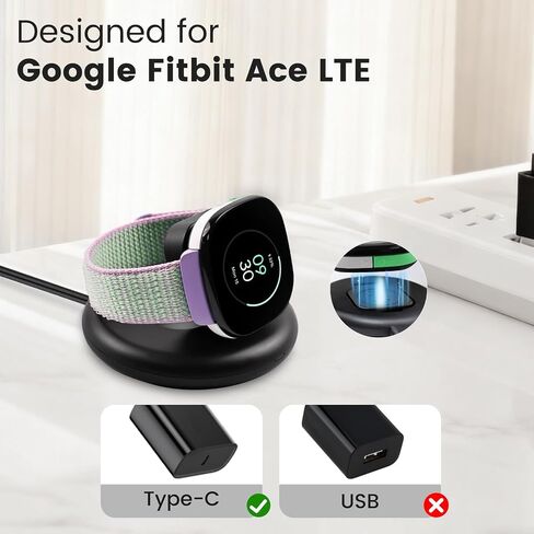 Foldable Charger Dock for Fitbit Ace LTE in Saudi Arabia