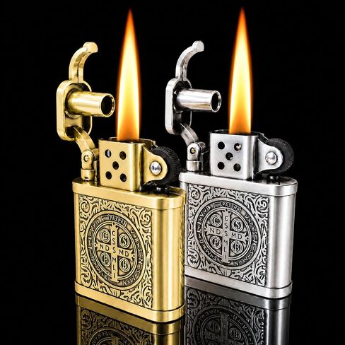 2 Pack Vintage Constantine Kerosene Lighter, Cool Windproof in Kuwait