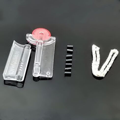 Universal Lighter Bottom Parts Replacement Repair Kit Pack for Petrol Gas Oil Fluid Lighter Accessories (Flint Stone, Cotton, Wick, Cotton Felt Pad & Rubber Felt Pad) in Saudi Arabia