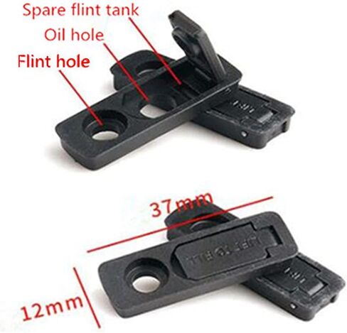 Universal Lighter Bottom Parts Replacement Repair Kit Pack for Petrol Gas Oil Fluid Lighter Accessories (Flint Stone, Cotton, Wick, Cotton Felt Pad & Rubber Felt Pad) in Saudi Arabia