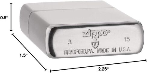 Brushed Chrome Lighter by Zippo in Kuwait