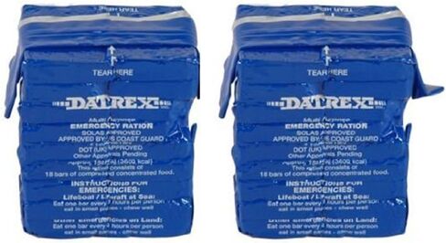شريط طعام الطوارئ Datrex 3600 سعرة حرارية لمجموعات البقاء على قيد الحياة، والتأهب للكوارث، ومعدات البقاء على قيد الحياة، ولوازم البقاء على قيد الحياة، واللوازم المدرسية، ومجموعة الكوارث (25.4 أونصة. - حزمة من 2) in Kuwait