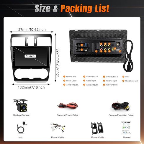 Linux Car Radio for Subaru Forester 2014-2016 Impreza 2012-2014 WRX 2015 in Kuwait