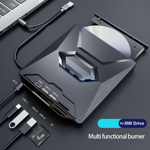 Transportable 9.5mm Thin External Visual Operate Integrated DISC Stove Writer Hot Swappable Conference Room Computer Arrangements Transportable/Stove in Saudi Arabia