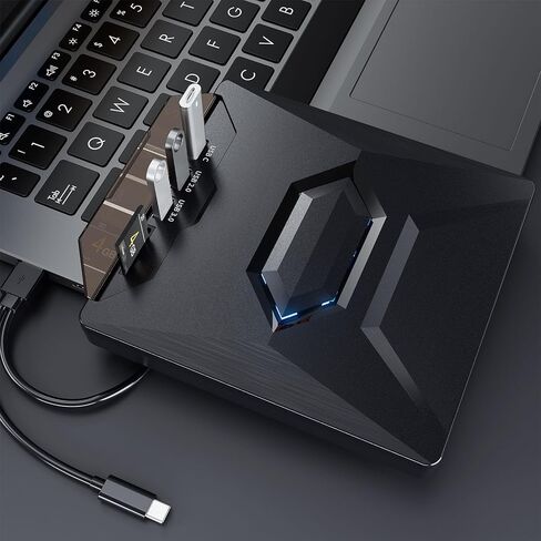 Transportable 9.5mm Thin External Visual Operate Integrated DISC Stove Writer Hot Swappable Conference Room Computer Arrangements Transportable/Stove in Saudi Arabia