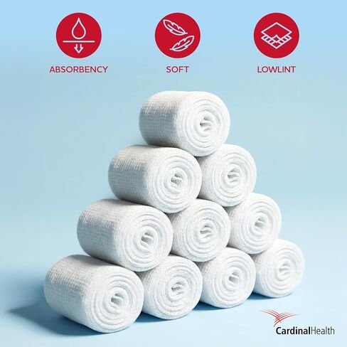 Curity Conforming Bandage, Cotton/Polyester, 1-Ply, 1" x 75", Roll Shape, Sterile, 12 Count, 1 Pack in Saudi Arabia