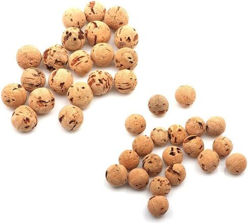 40-pcs 8mm/10mm 20pcs/Pack Buoyant Cork Balls, Carp Fishing Boilies, Floating Ball Baits, Carp Fishing Accessories in Kuwait