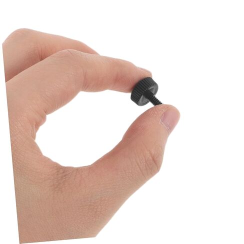 HEMOTON 100pcs Black Round Head Desktop Computer Case Screws Set with Plastic and Alloy Material for Secure Assembly and Installation in Electronic Repair and PC Side Panel Fixing in Saudi Arabia