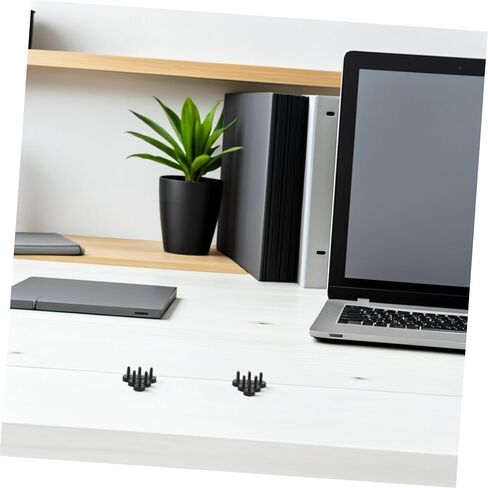 HEMOTON 100pcs Black Round Head Desktop Computer Case Screws Set with Plastic and Alloy Material for Secure Assembly and Installation in Electronic Repair and PC Side Panel Fixing in Saudi Arabia
