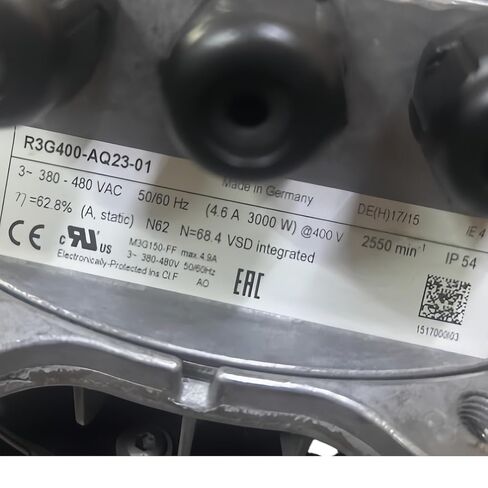 R3G400-AQ23-01 380-480V 4.6A 3000W 2550RPM Cooling Fan 150mm in Kuwait
