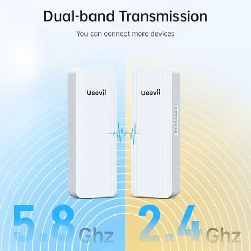 UeeVii CPE5824 Wireless Bridge with WR3000K WiFi 6 Router in Saudi Arabia