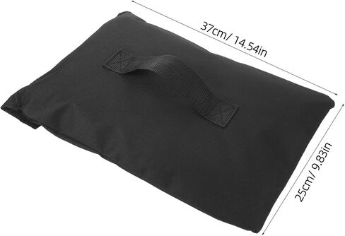 2pcs Heavy Duty Sandbags with Straps for Sports Nets and Hockey Nets, Weather Resistant Oxford Cloth Material, Easy to Fill 13.39x9.06x0.79in, for Outdoor Training and Sports in Kuwait