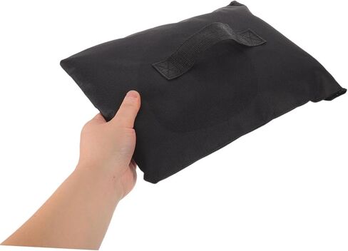 2pcs Heavy Duty Sandbags with Straps for Sports Nets and Hockey Nets, Weather Resistant Oxford Cloth Material, Easy to Fill 13.39x9.06x0.79in, for Outdoor Training and Sports in Kuwait