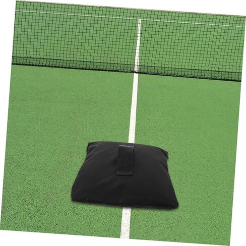 2pcs Heavy Duty Sandbags with Straps for Sports Nets and Hockey Nets, Weather Resistant Oxford Cloth Material, Easy to Fill 13.39x9.06x0.79in, for Outdoor Training and Sports in Kuwait