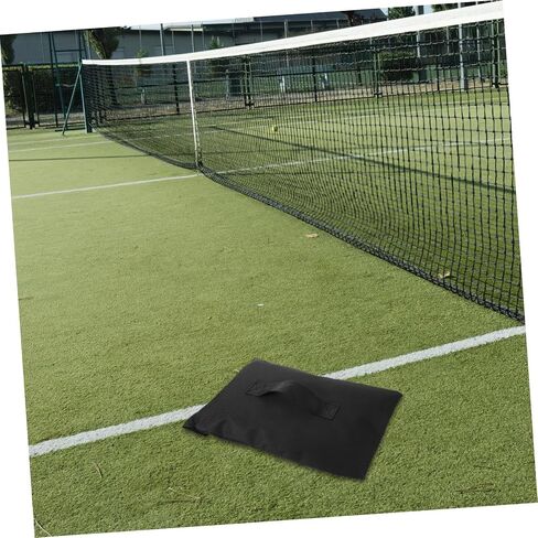 2pcs Heavy Duty Sandbags with Straps for Sports Nets and Hockey Nets, Weather Resistant Oxford Cloth Material, Easy to Fill 13.39x9.06x0.79in, for Outdoor Training and Sports in Kuwait