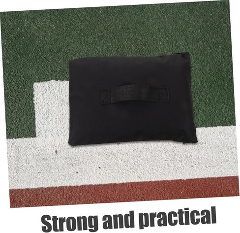 2pcs Heavy Duty Sandbags with Straps for Sports Nets and Hockey Nets, Weather Resistant Oxford Cloth Material, Easy to Fill 13.39x9.06x0.79in, for Outdoor Training and Sports in Kuwait