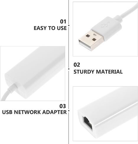 USB Network Adapter Rj-45 10/100mbps Abs Ethernet Converter in Saudi Arabia