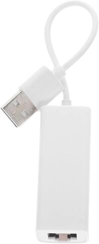 USB Ethernet Adapter 10/100mbps Abs Rj-45 No Driver White in Kuwait