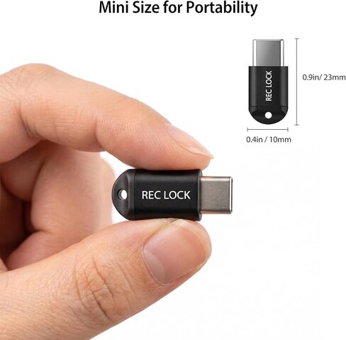 REC LOCK 2-Pack USB-C Mic Blocker Plug & Play for Smartphone, Tablet & PC in Kuwait