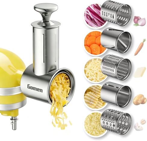 Large Stainless Steel Slicer Shredder Attachment for Kitchenaid Stand Mixer in Saudi Arabia