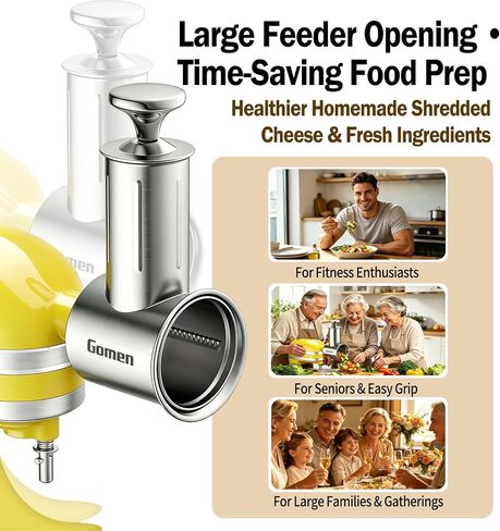 Large Stainless Steel Slicer Shredder Attachment for Kitchenaid Stand Mixer in Saudi Arabia