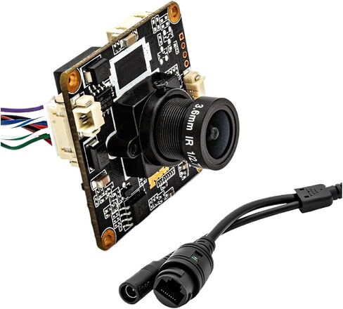 IP Network Camera Board 3MP 25FPS Mini POE48V Camera Module 3mm 83 Degree M12 Mount Lens Safety HD Security Webcam in Kuwait