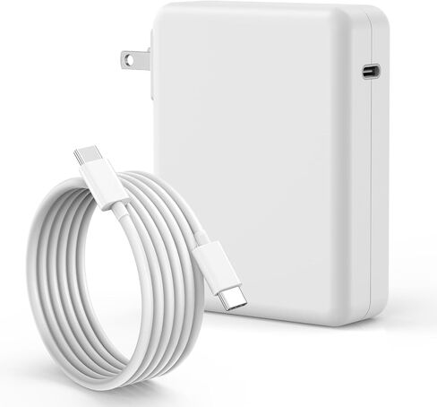 شاحن Macbook Pro Charge، 140 واط سريع Mac book Air/Pro مع كابل شاحن سريع 6FT USB C إلى C لأجهزة Apple MacBook Pro/MacBook Air 16 15 14 13 بوصة، M1 M2 M3، iPad Pro، Samsung Galaxy وجميع أجهزة USB C in Kuwait