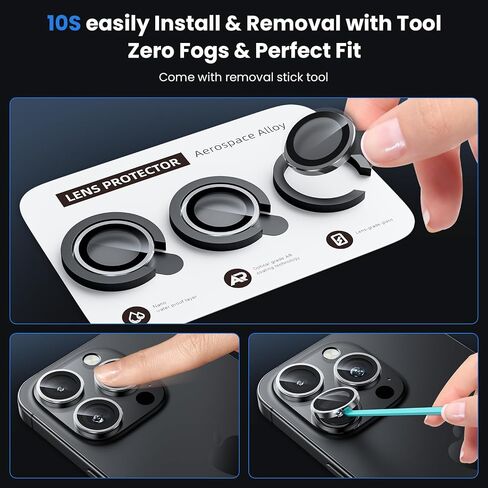 WSKEN for iPhone 16 Pro/iPhone 16 Pro Max Camera Lens Protector in Kuwait