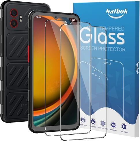 2 Pack Compatible with Samsung Galaxy XCover7 Pro/Galaxy XCover 7/Honor X5c/X5c Plus Screen Protector,9H Tempered Glass Film,Bubble-Free for Galaxy XCover 7 Pro Screen Protector in Kuwait