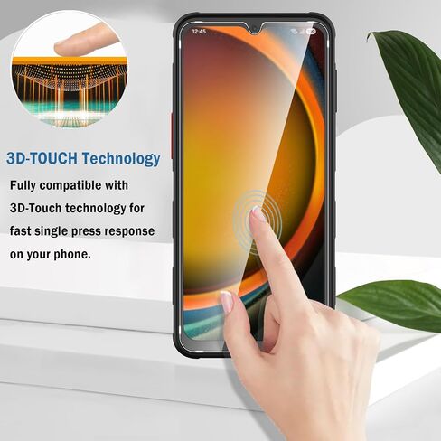 2 Pack Compatible with Samsung Galaxy XCover7 Pro/Galaxy XCover 7/Honor X5c/X5c Plus Screen Protector,9H Tempered Glass Film,Bubble-Free for Galaxy XCover 7 Pro Screen Protector in Kuwait