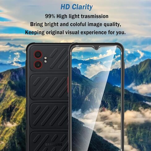 2 Pack Compatible with Samsung Galaxy XCover7 Pro/Galaxy XCover 7/Honor X5c/X5c Plus Screen Protector,9H Tempered Glass Film,Bubble-Free for Galaxy XCover 7 Pro Screen Protector in Kuwait