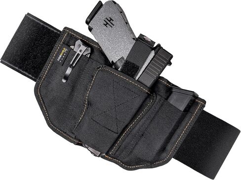 VNSH Belly Band Holster – Comfortable, Secure & Discreet | Concealed Carry Fit with Built-in Mag Pouches & 20" Extender Included in Kuwait