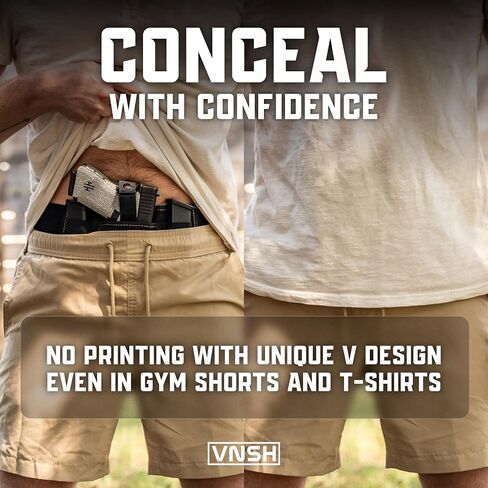 VNSH Belly Band Holster – Comfortable, Secure & Discreet | Concealed Carry Fit with Built-in Mag Pouches & 20" Extender Included in Kuwait